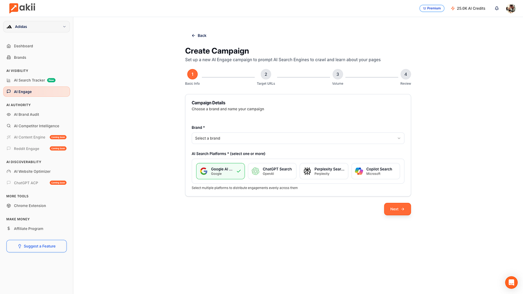 AI Engage: Train AI Search Engines