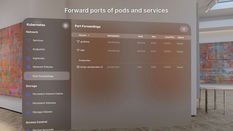 Screenshot of Nautik for Kubernetes