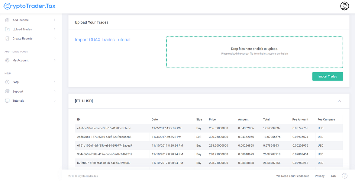 CryptoTrader Tax