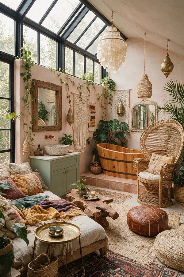 9 Boho Bathroom Ideas – Room AI