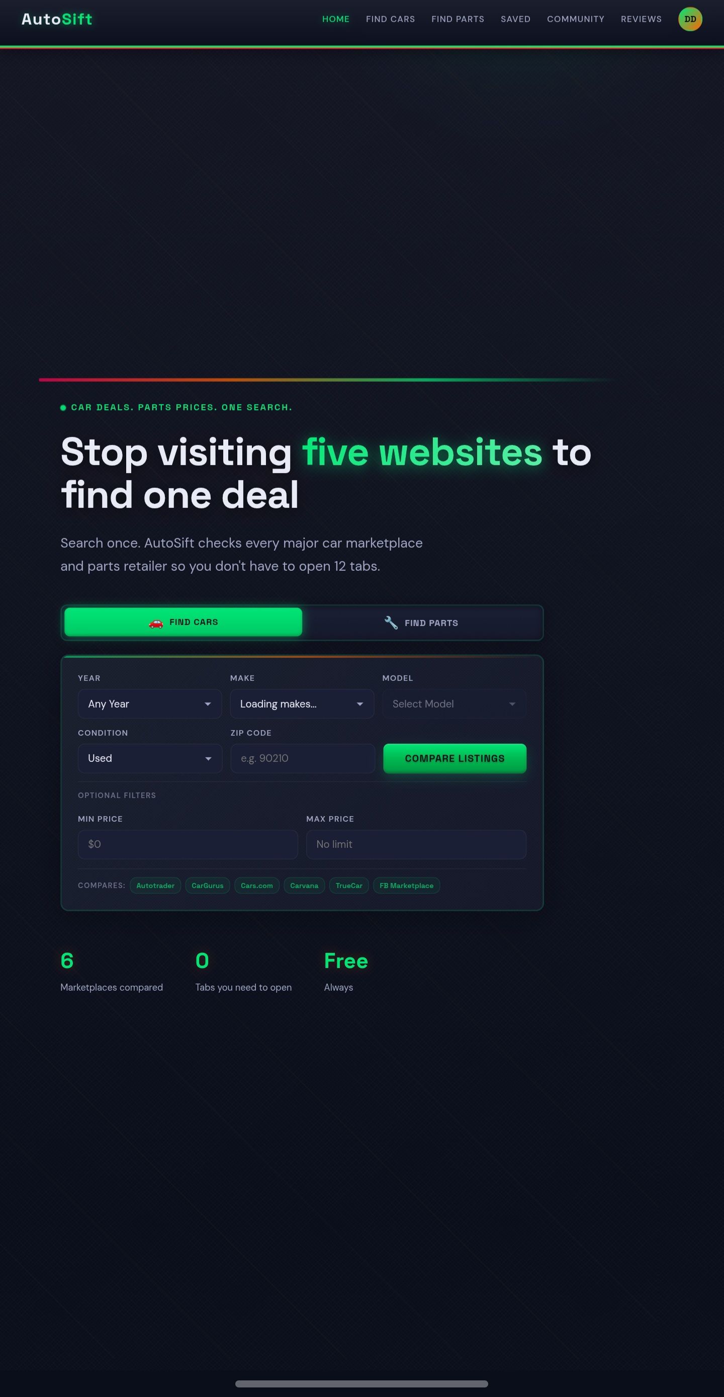AutoSift – Compare car deals and parts prices across top marketplaces in one search? — GLOBAL — ERYU PROJECT