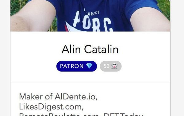 A user profile displaying personal information and achievements.