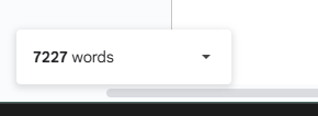 The image displays a word count indicator showing 7227 words.