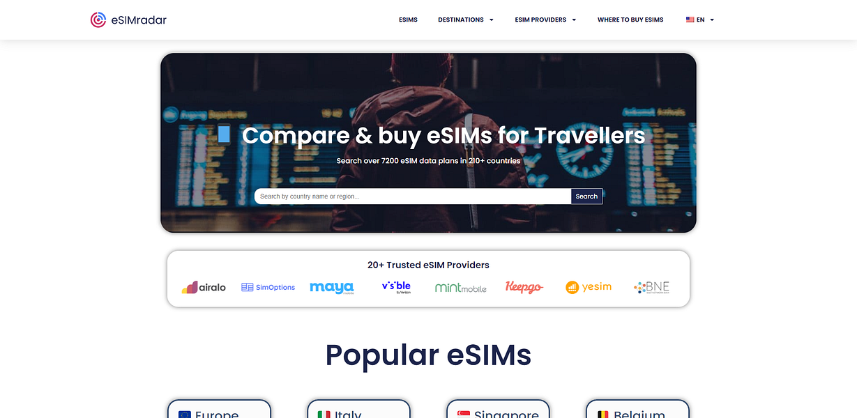 eSIMradar