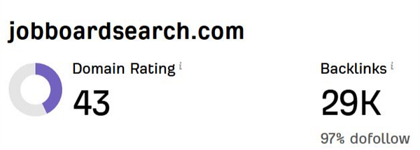 Screenshot of a job search result page showing various job listings with filters and navigation menu.