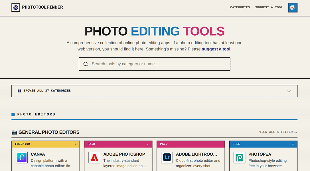 PhotoToolFinder