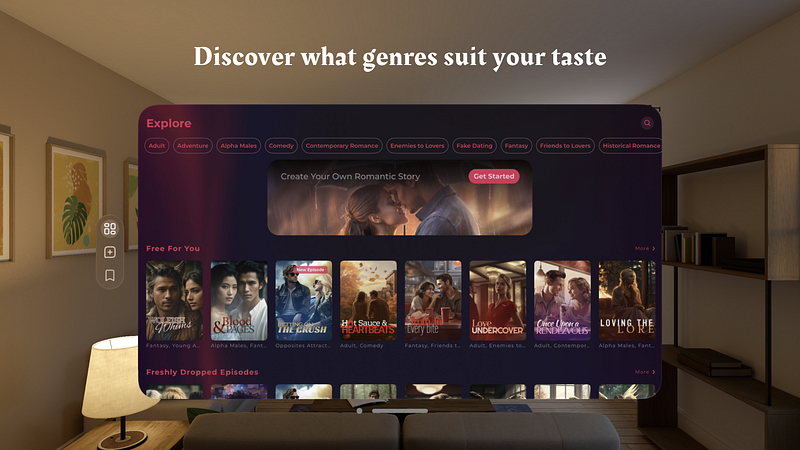 Screenshot of Luverse: Romantic Love Stories