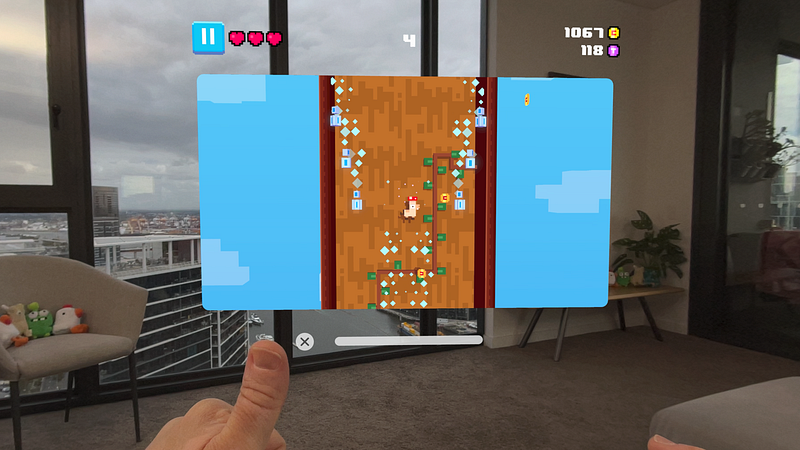 Screenshot of Crossy Road Castle