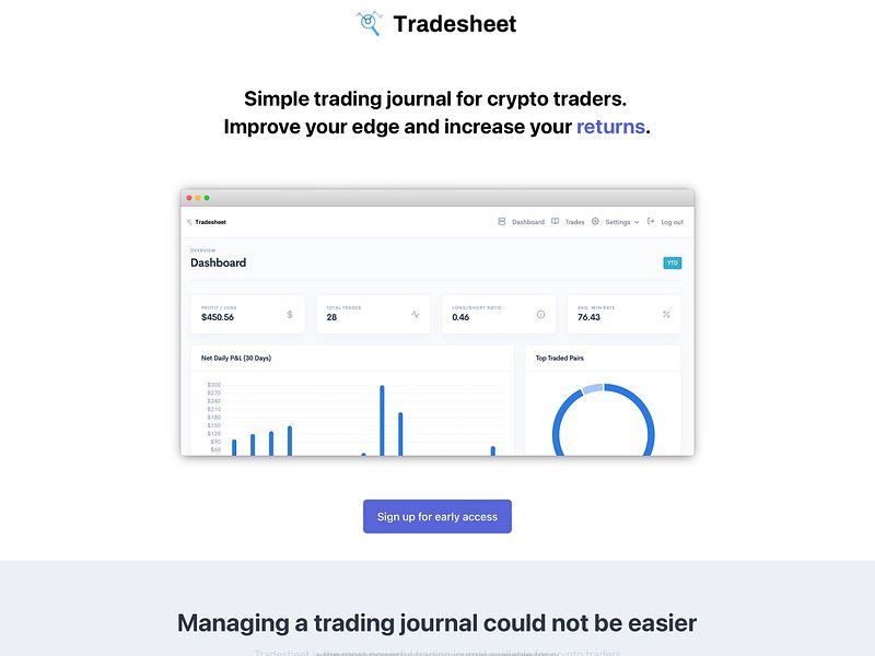 Tradesheet