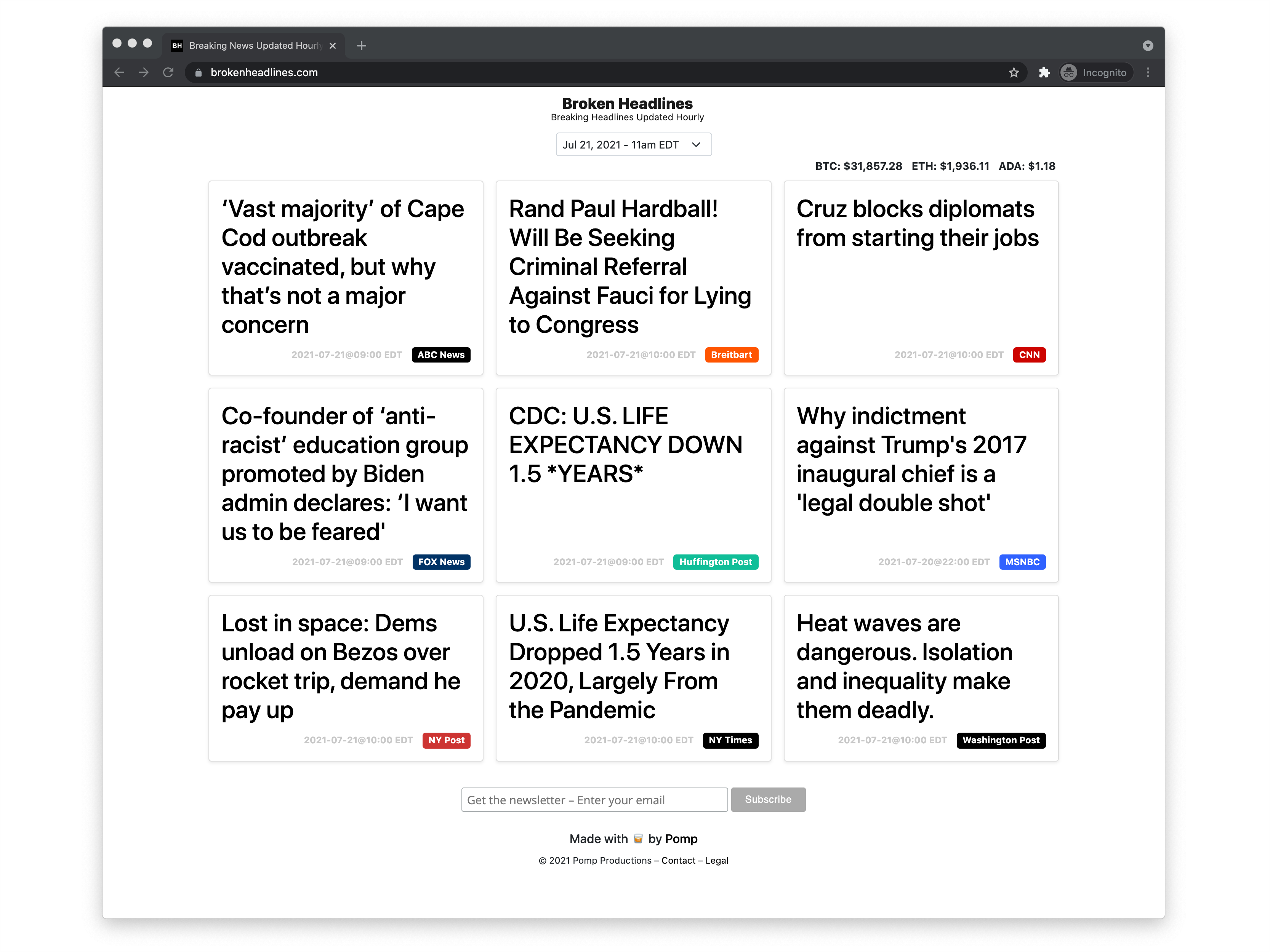 Broken Headlines