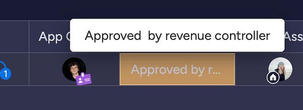 Screenshot of an invoice approval email chain discussing a $1,000 invoice extension approved by a controller.