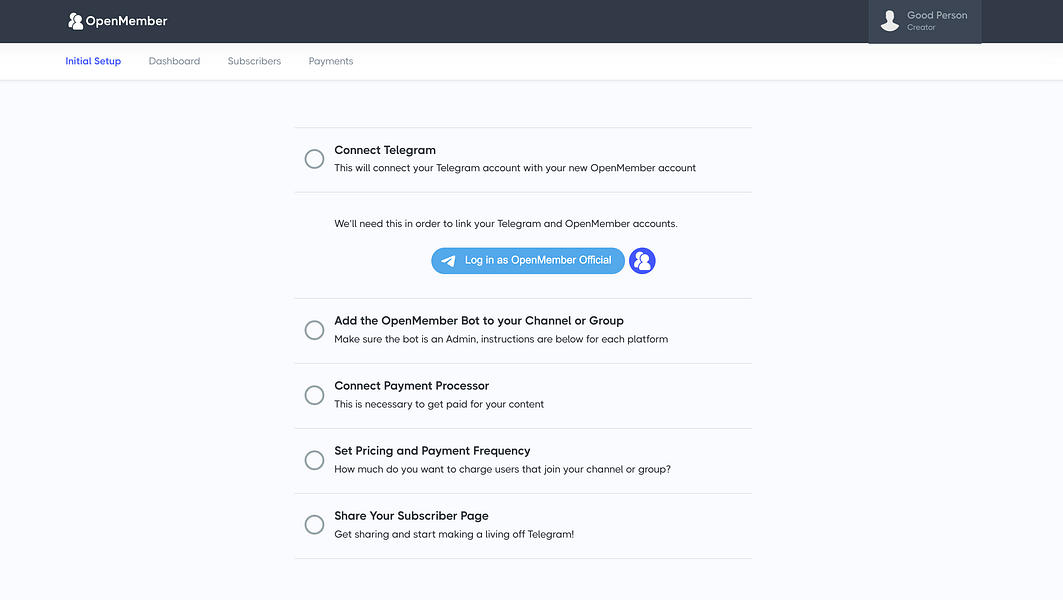 OpenMember