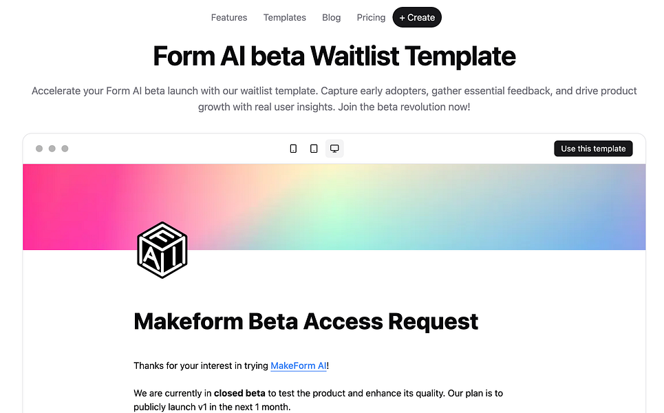 Makeform AI