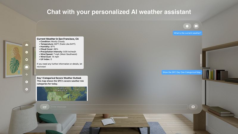 Screenshot of WeatherAI - Forecast & Radar