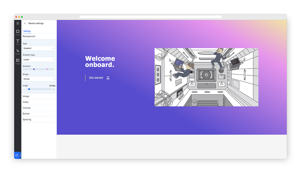 Comet - Page builder