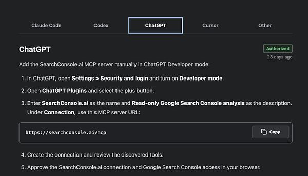 Screenshot of an open terminal window displaying a series of commands and outputs related to ChatGPT setup in a macOS environment.