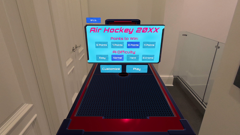 Screenshot of Air Hockey 20XX