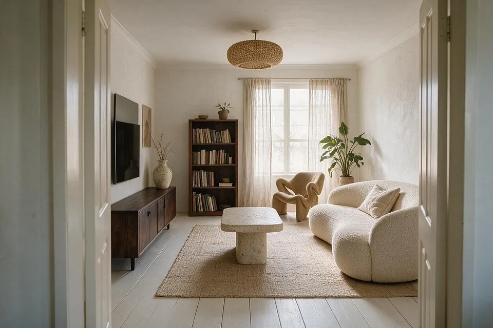 A room redesigned with Room AI