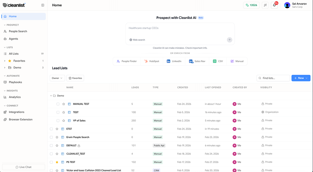 Cleanlist AI