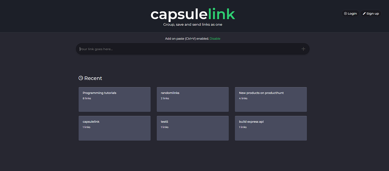 Capsulelink