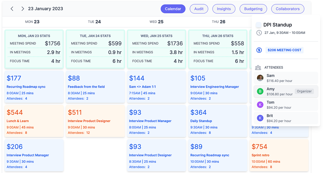 Timeback: Understand where you spend your meetings time | BetaList