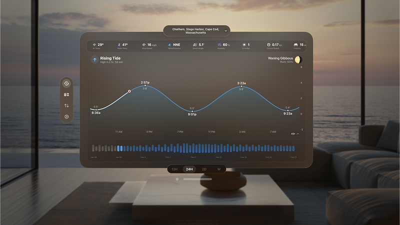 Screenshot of Tide Guide: Charts & Tables