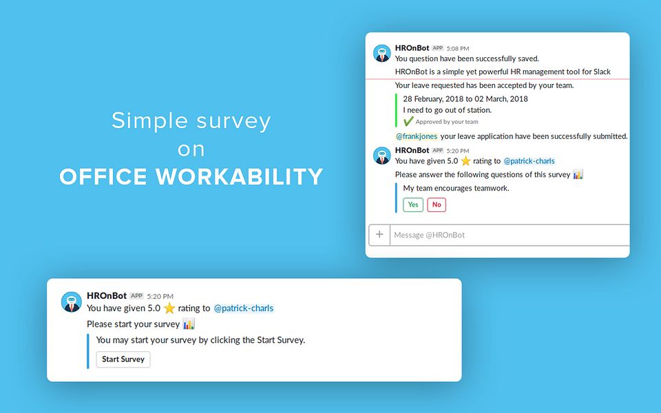HROnBot for Slack