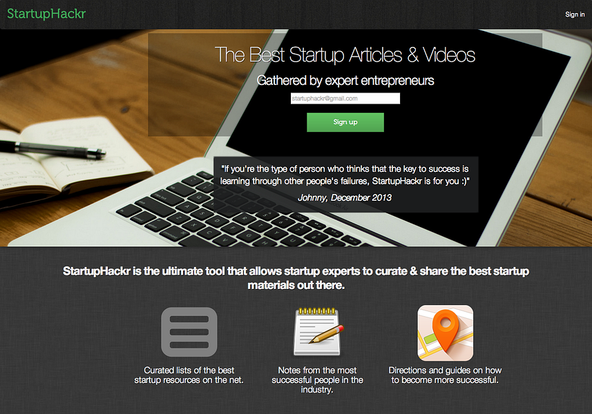 StartupHackr