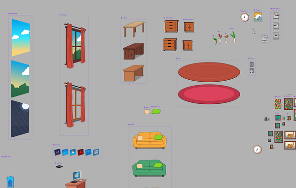 A digital character design of a futuristic robotic figure with glowing blue elements and mechanical details.