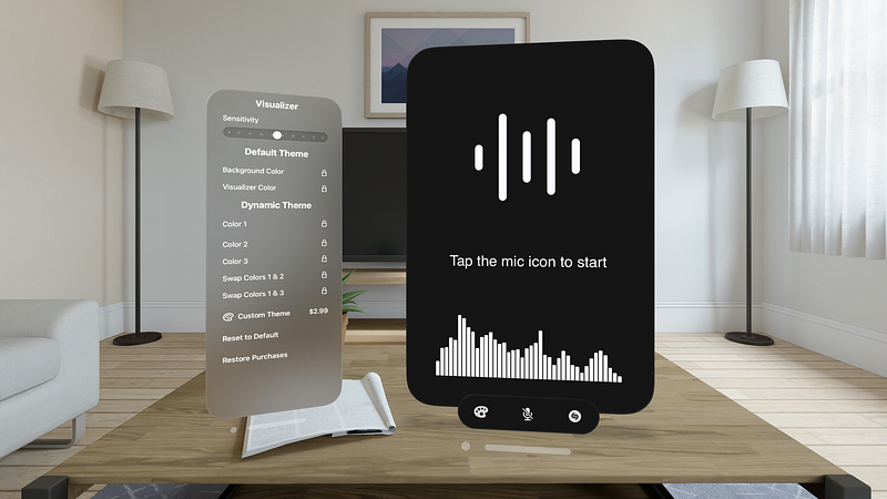 Screenshot of Sense: Find & Visualize Music