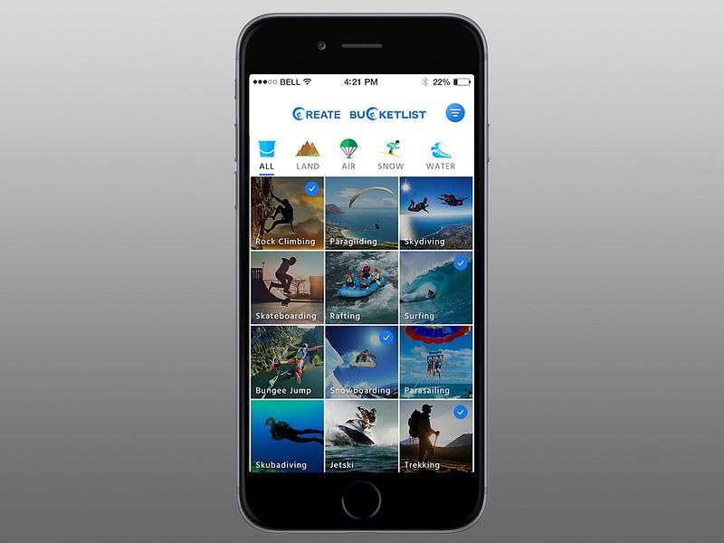 Bucketlist: Reloaded App