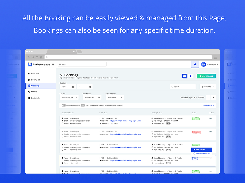 Booking Commerce