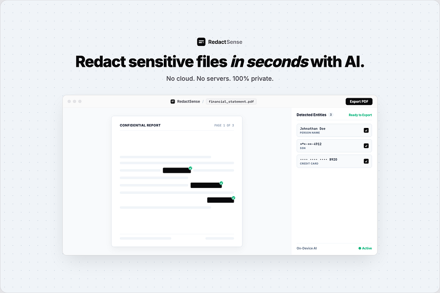 RedactSense