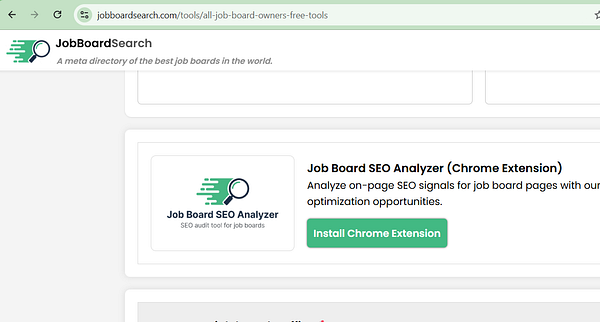Screenshot of the Rytry job board search interface showing job listings and a navigation sidebar.