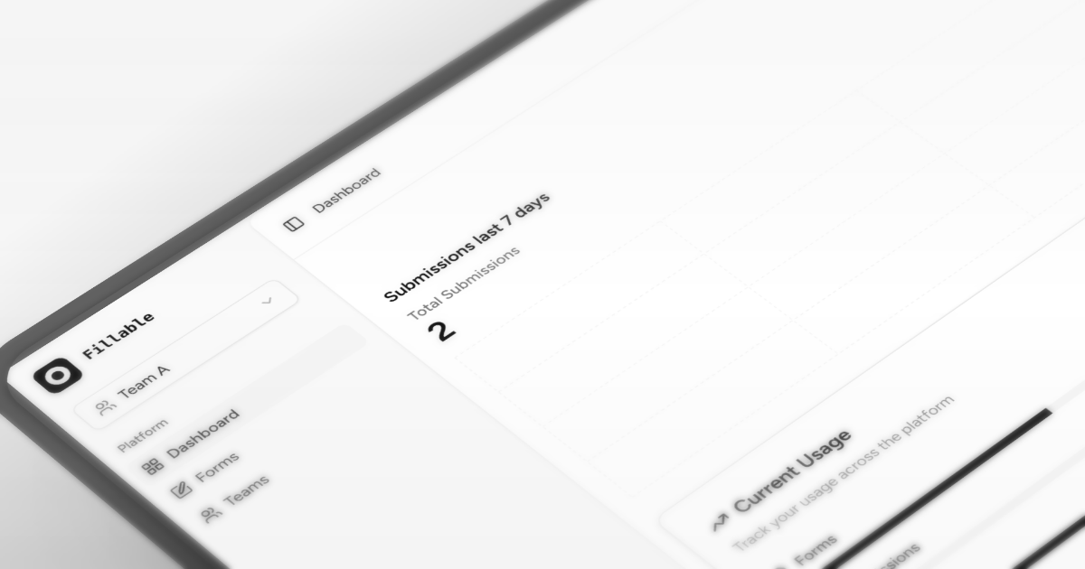 Fillable Forms: Free Notion-like Form Builder