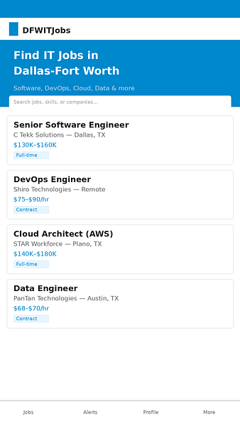 DFW IT Jobs