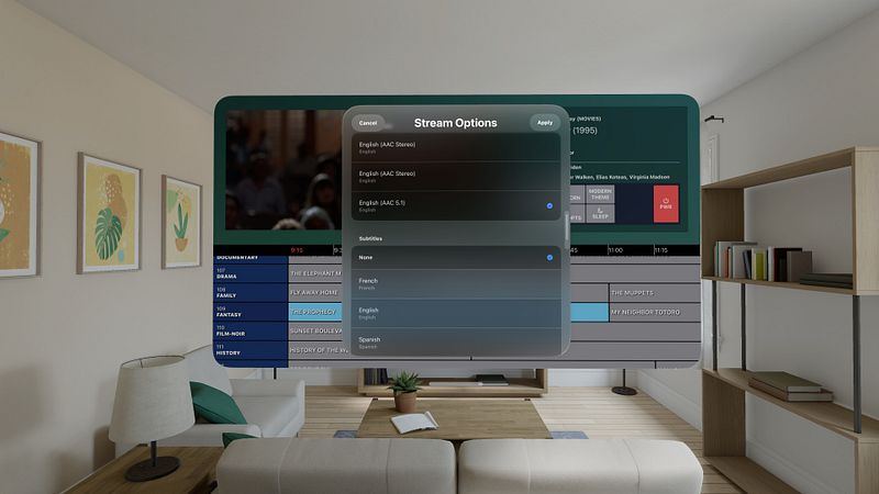 Screenshot of Coax - Surf your Plex Server