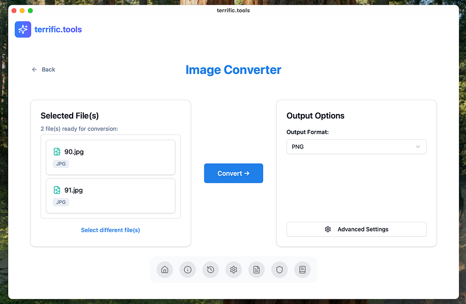 terrific.tools Desktop