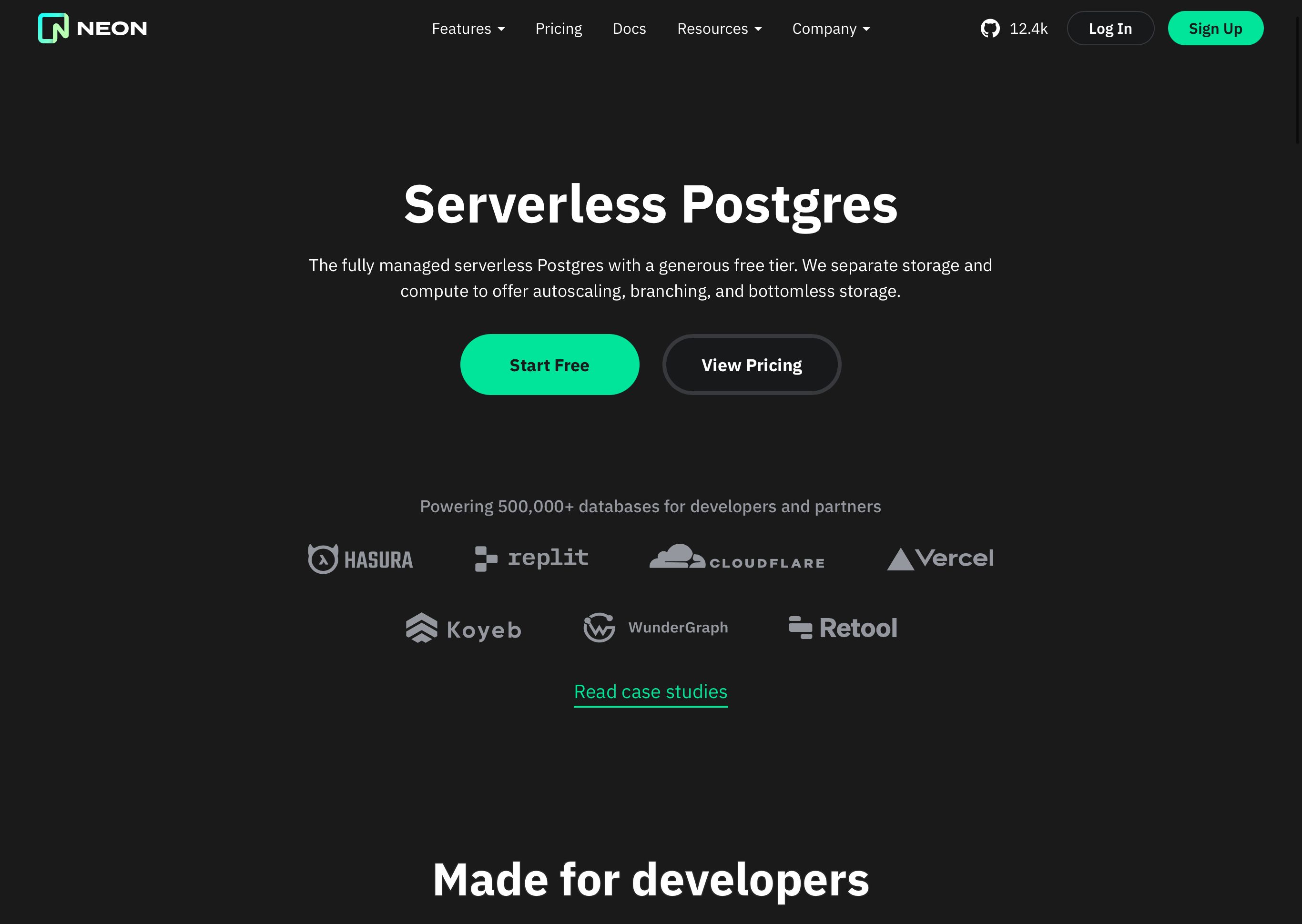 Neon Database: Open Source Serverless Postgres As A Service | BetaList