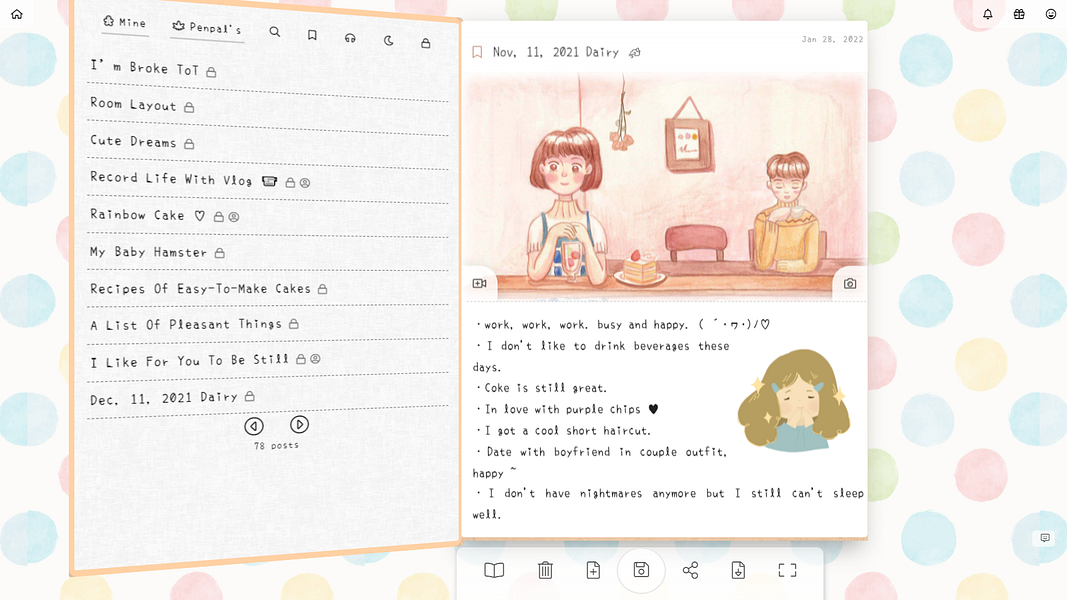 Hearty Journal - Diary, Notes: Beautiful, private and | BetaList