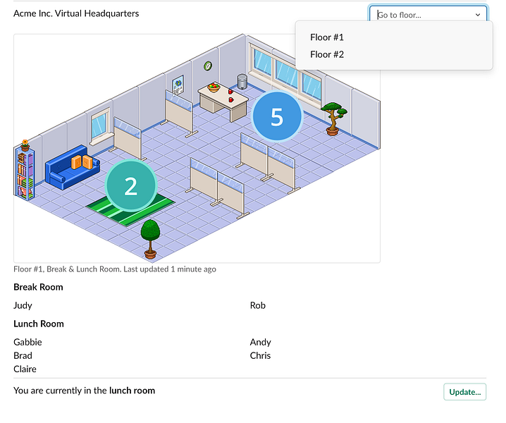 Visual Office for Slack