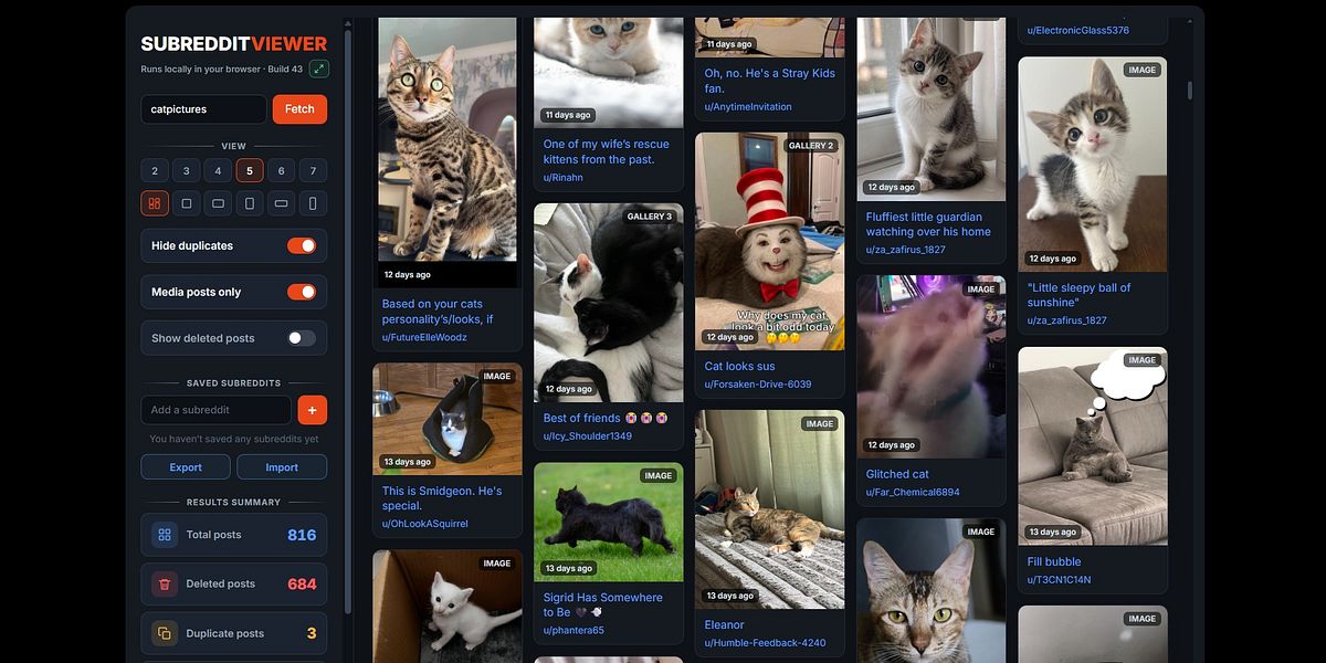 Subreddit Gallery Viewer