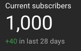 The image displays a subscriber count for a YouTube channel.