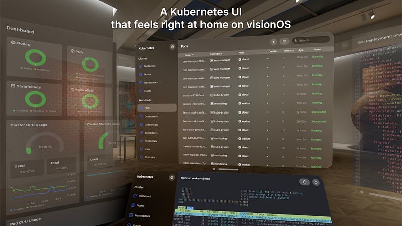 Screenshot of Nautik for Kubernetes