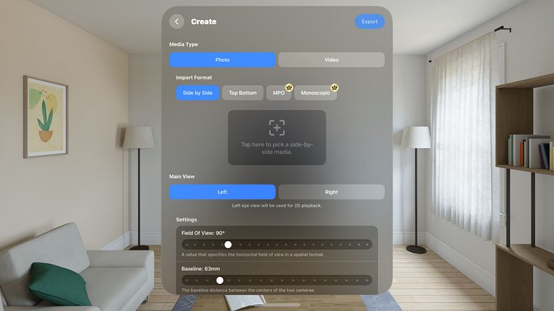 Screenshot of Spatially - 3D Video Maker