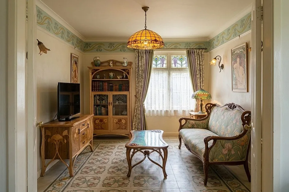 A room redesigned with Room AI