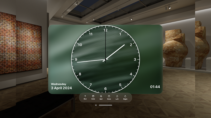 Screenshot of Desk Clock - Analog Clock
