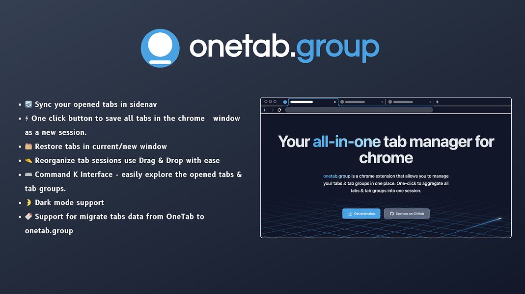 One Tab Group