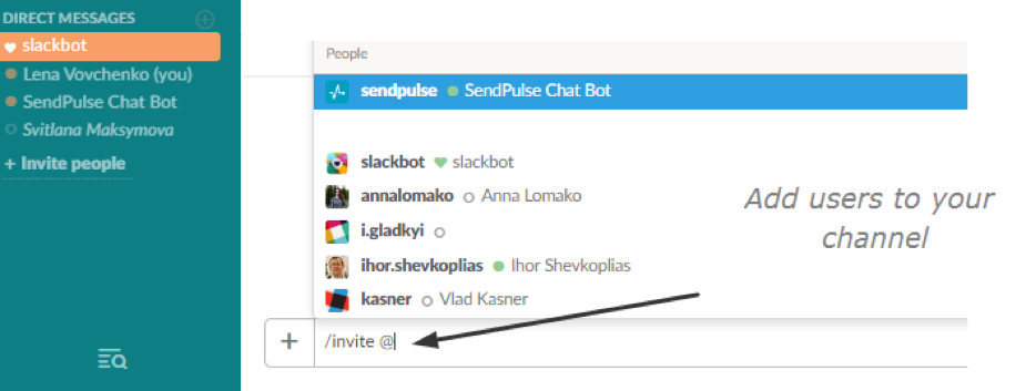 SendPulse for Slack