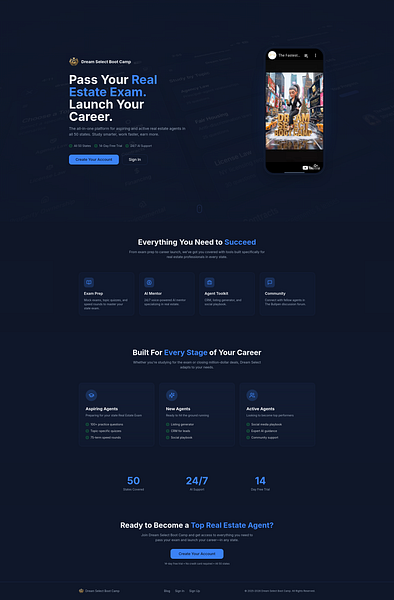 Dream Select Boot Camp